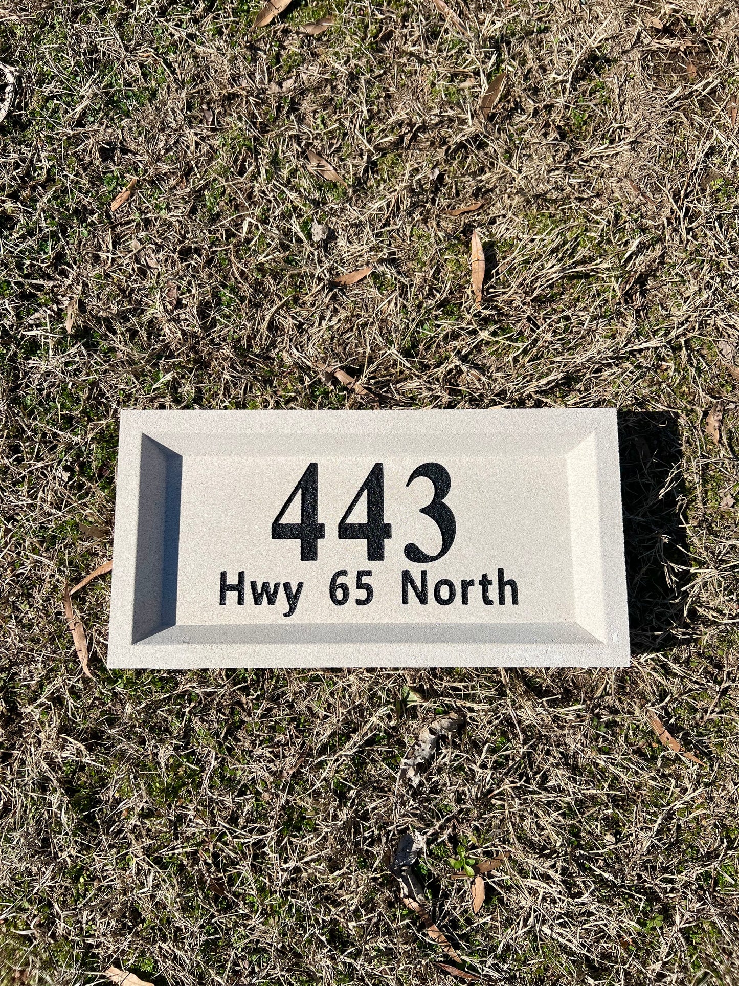 Address block- 8x16