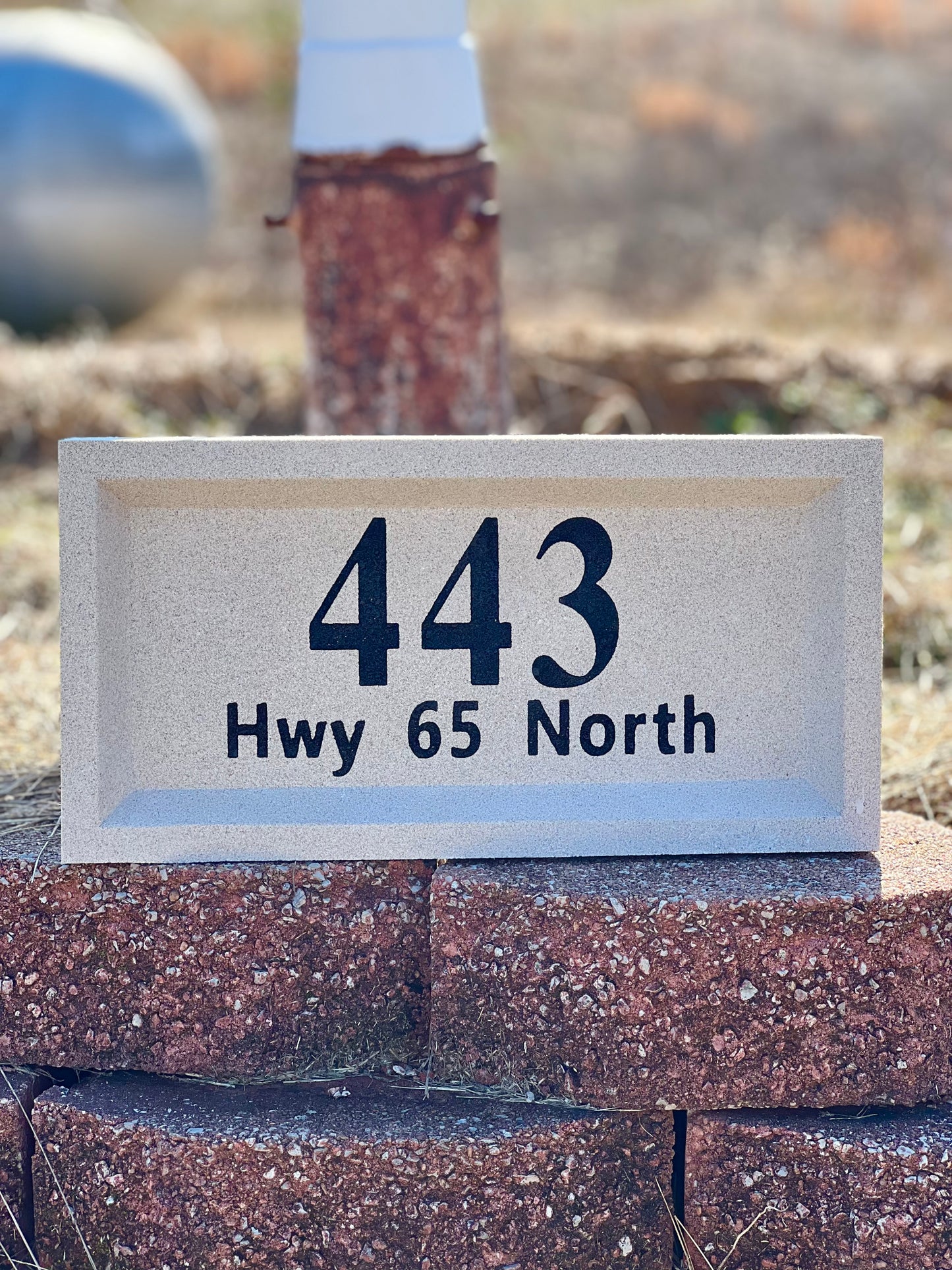 Address block- 8x16