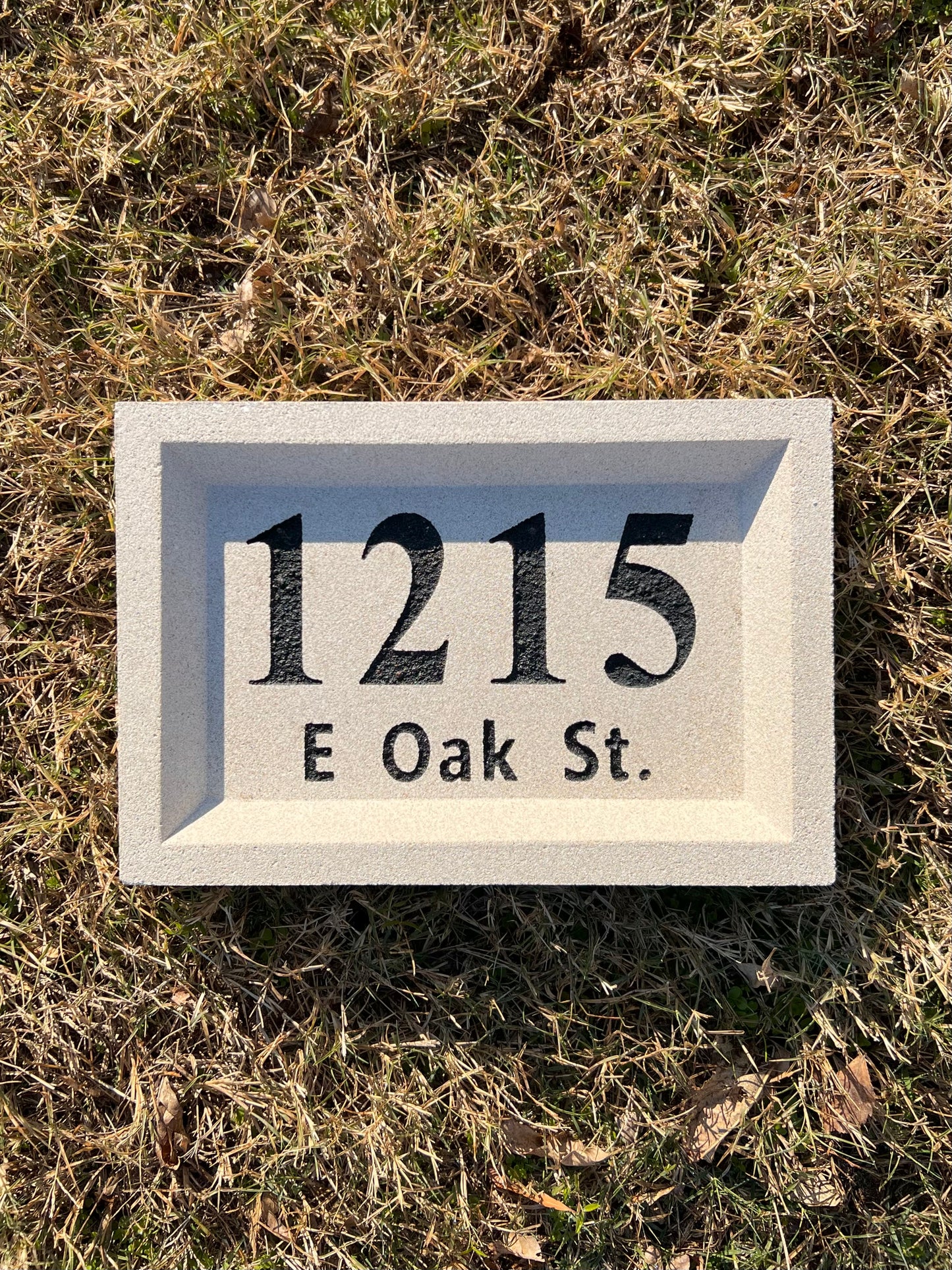 Address block- 9x13