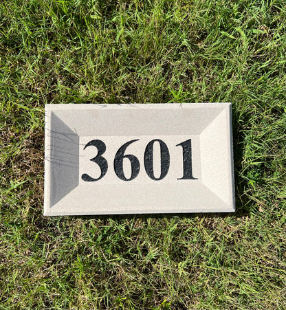 Address number block- 9x15