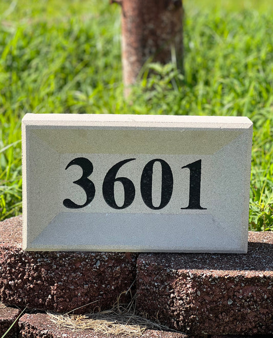 Address number block- 9x15