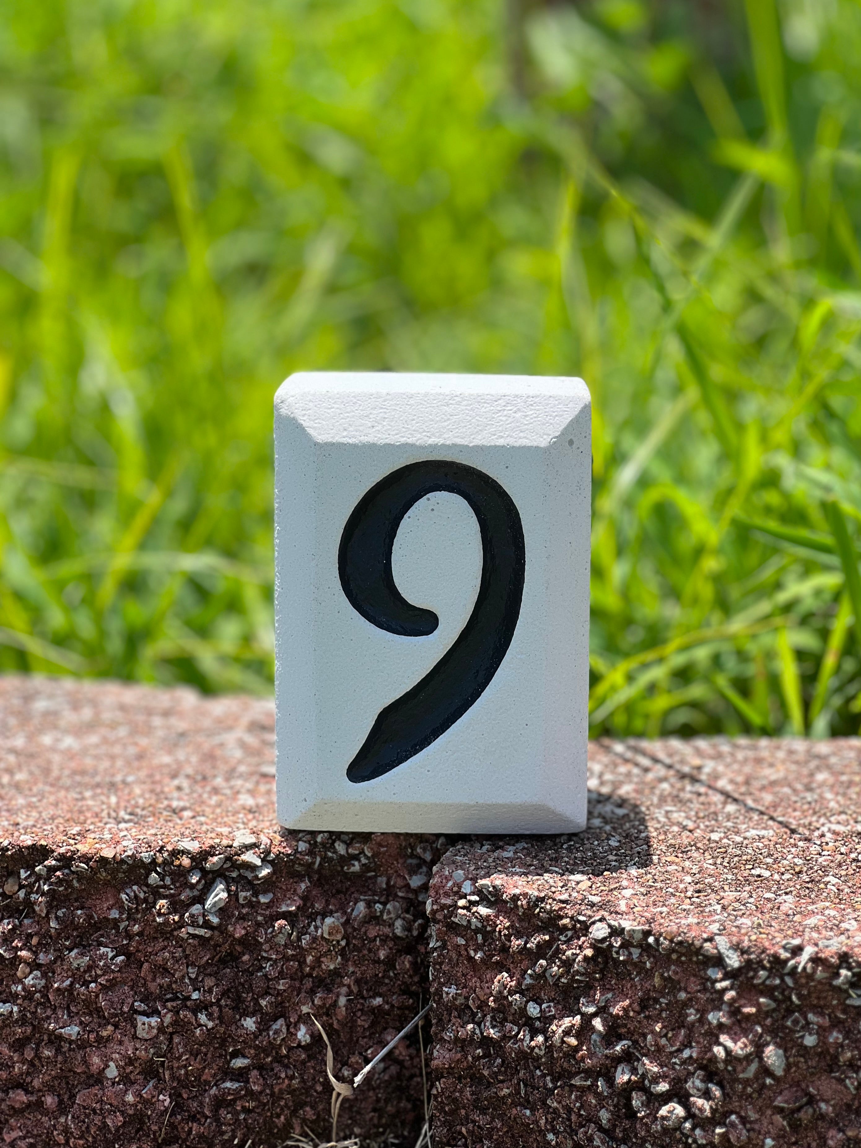 Number block- #9 – Conway Precast
